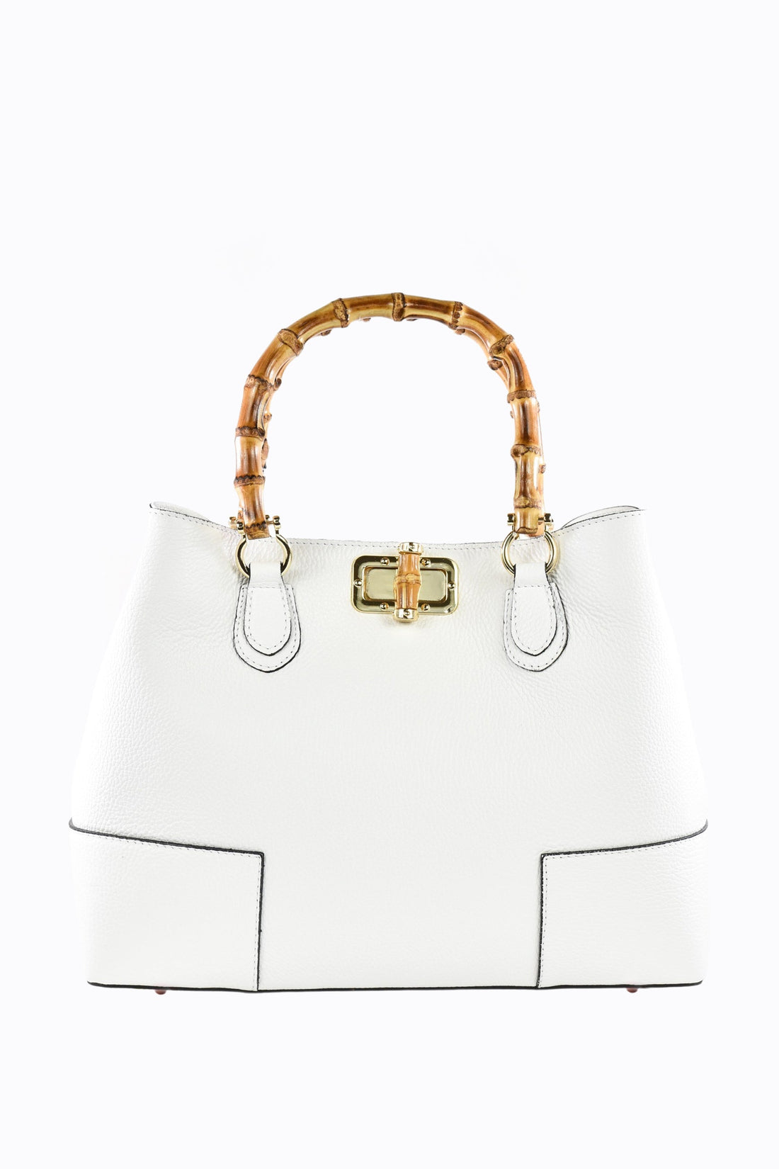Borsa Bamboo Babe in pelle Dollaro Bianca - Voemièn