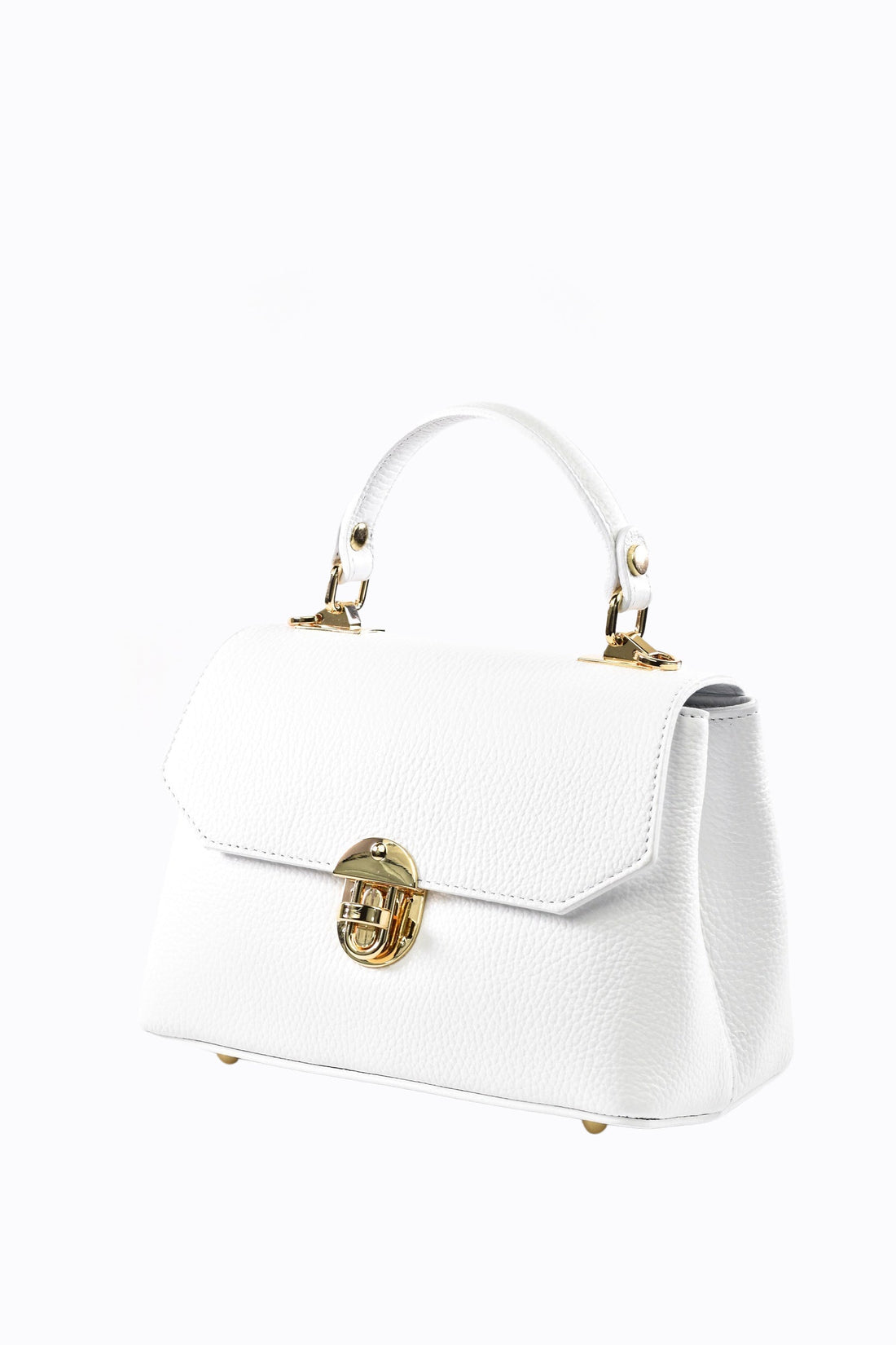 Borsa Egle in pelle dollaro Bianca - Voemièn