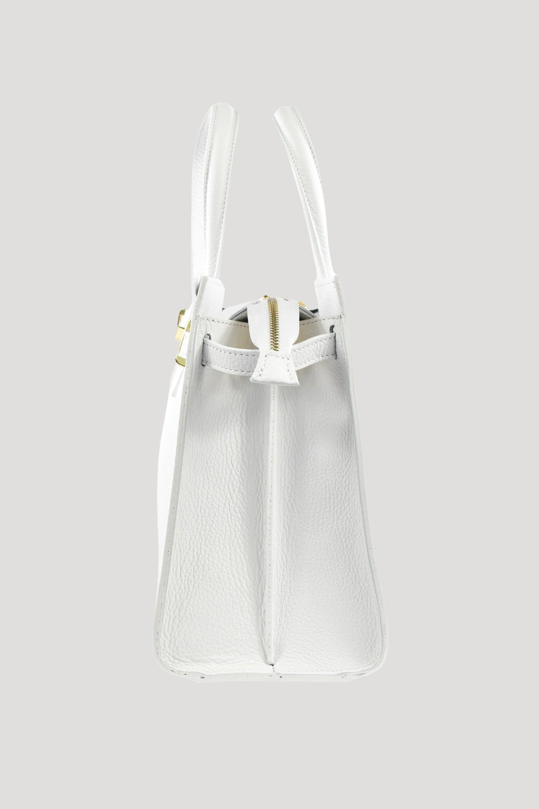 Sveva Bag in White Togo Leather