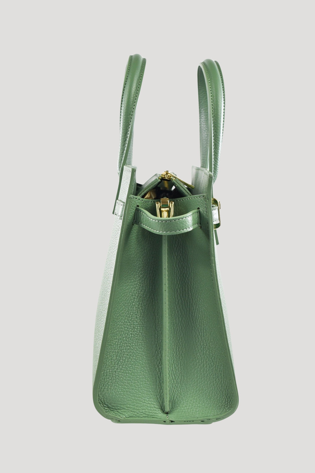 Sveva Bag in Mint Green Togo Leather