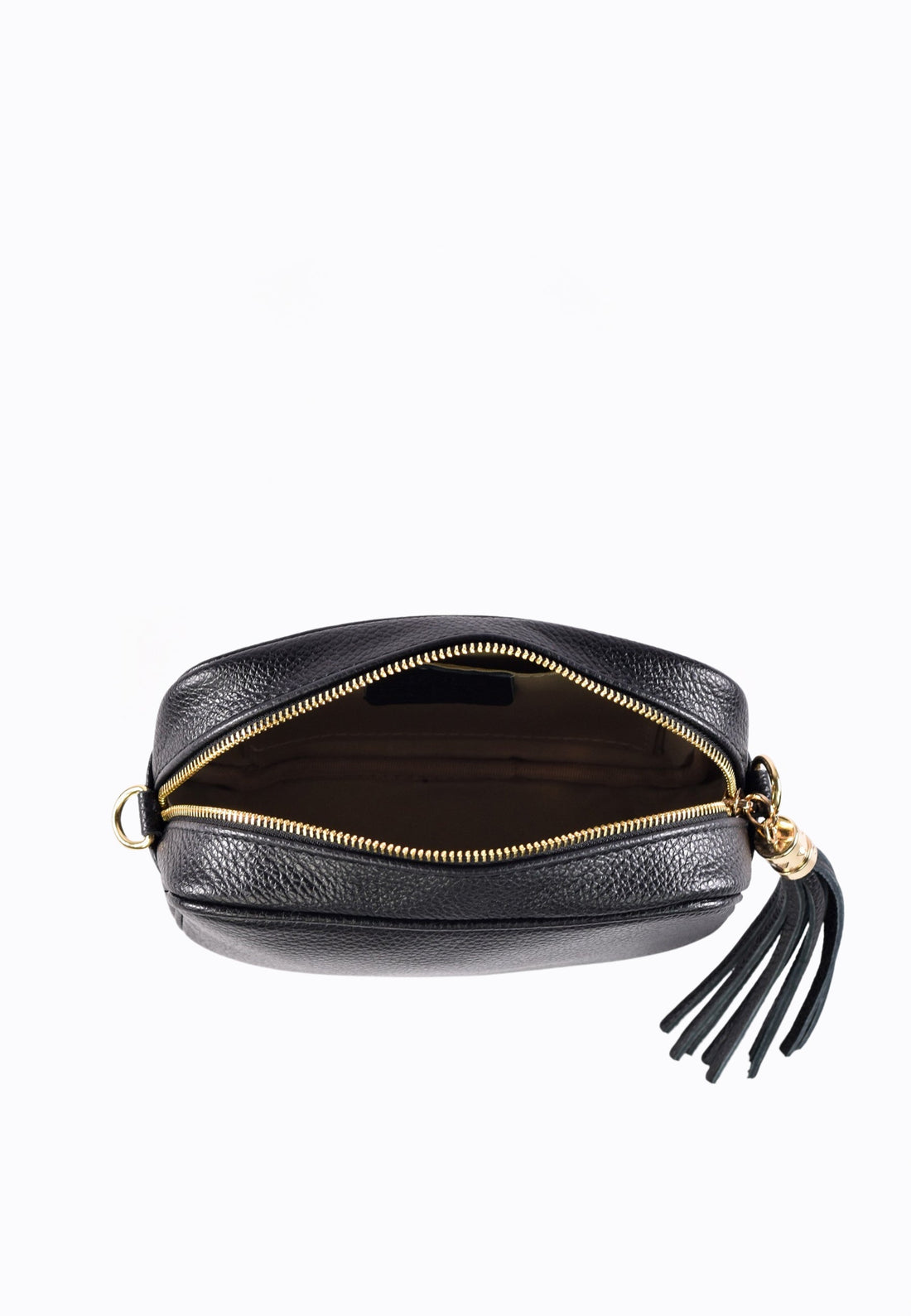Soap Bag in Black Dollar Leather - Gift
