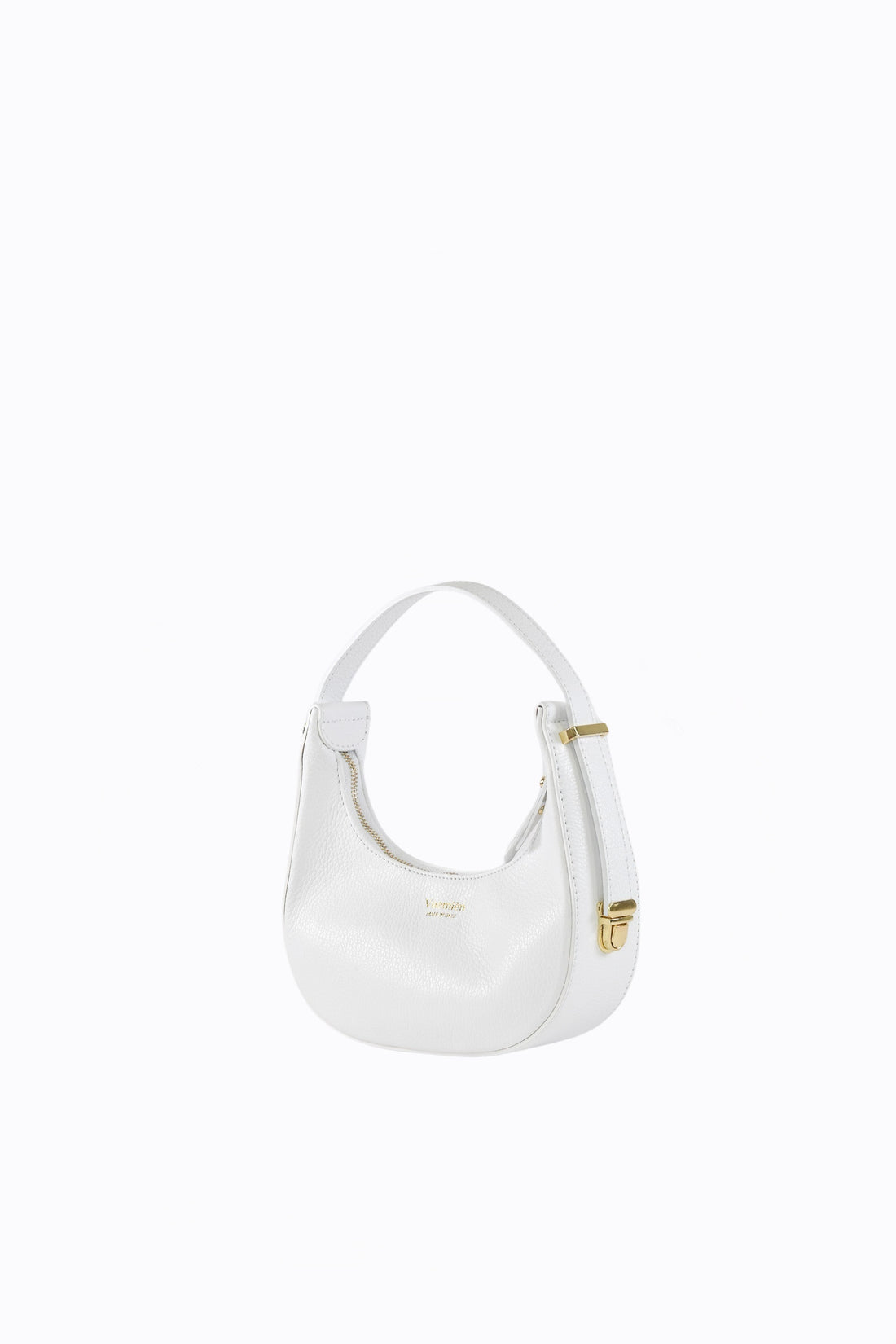 Blaire Bag in White Dollar Leather