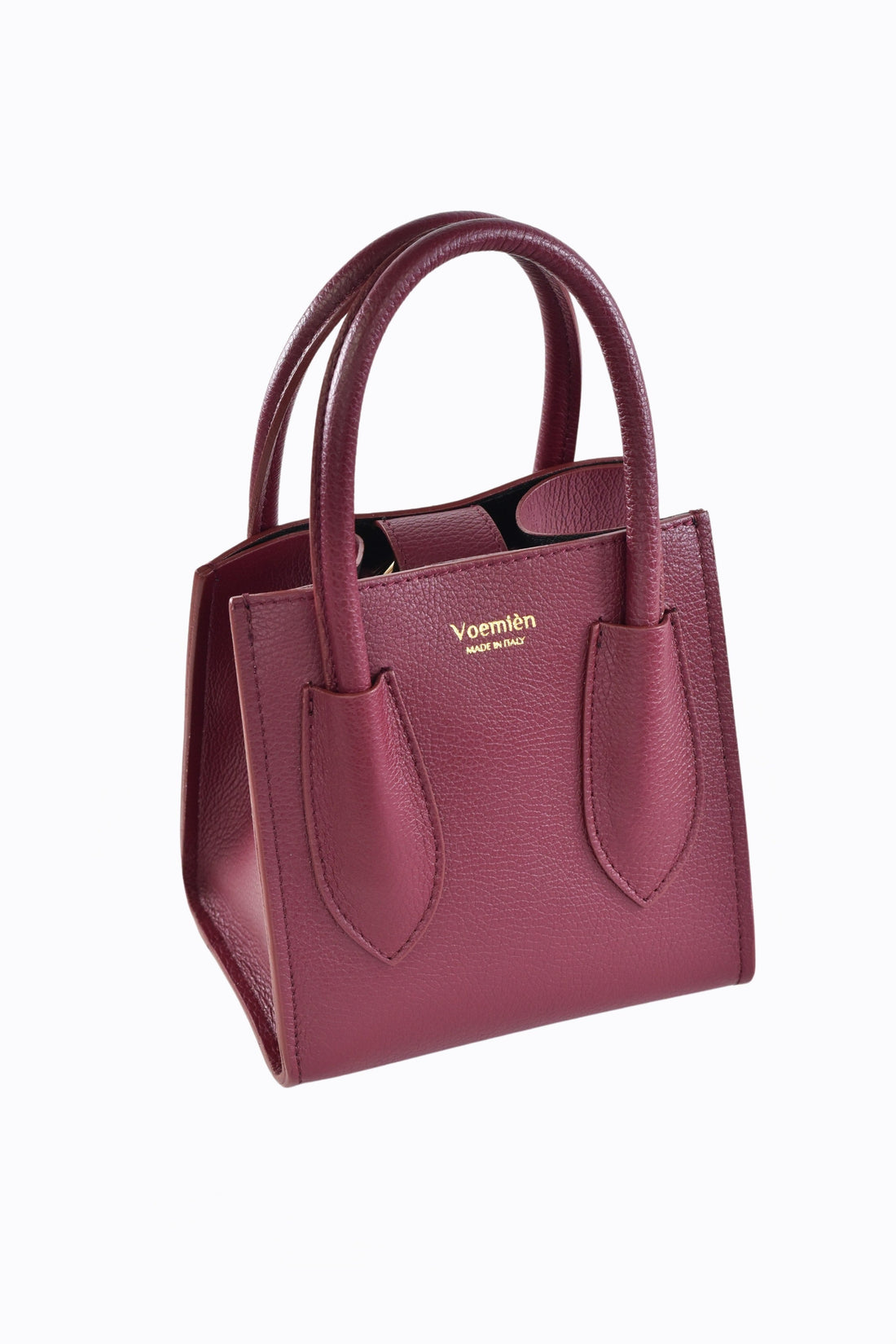 Matilda Bag in Burgundy Dollar Leather
