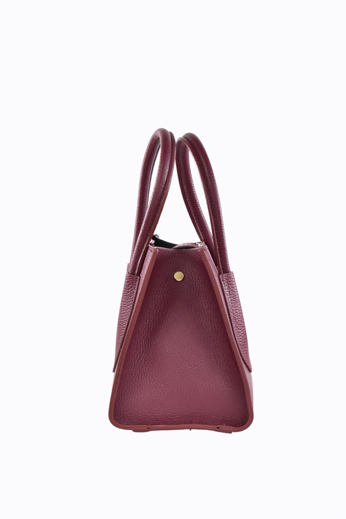 Matilda Bag in Burgundy Dollar Leather
