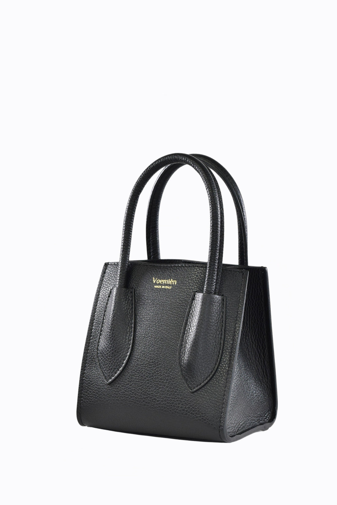 Matilda Bag in Black Dollar Leather