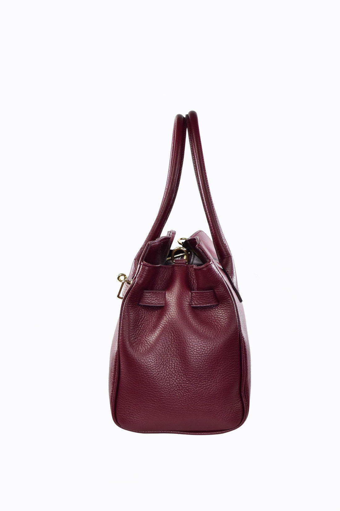 Burry Bag in Burgundy Togo leather