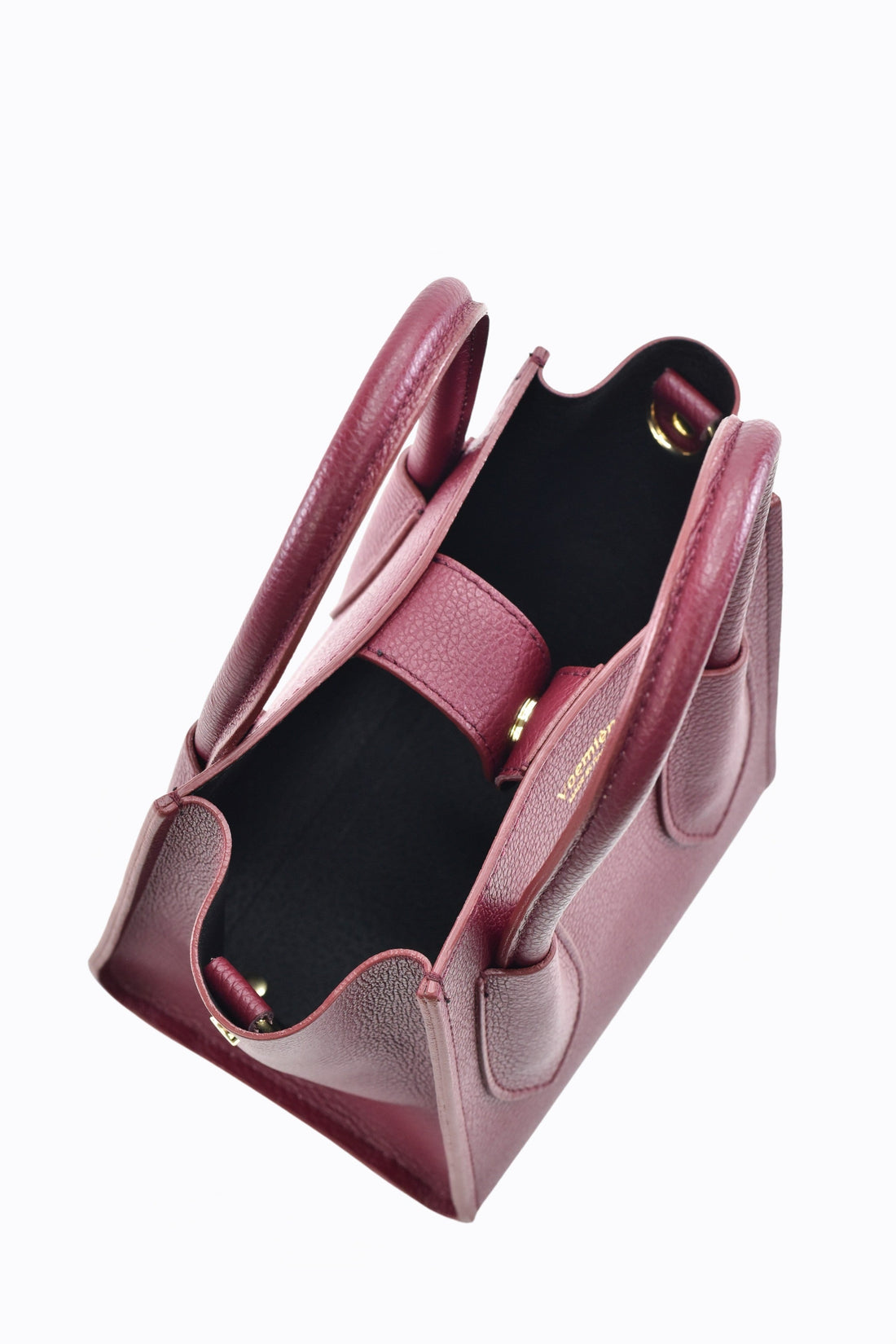 Matilda Bag in Burgundy Dollar Leather