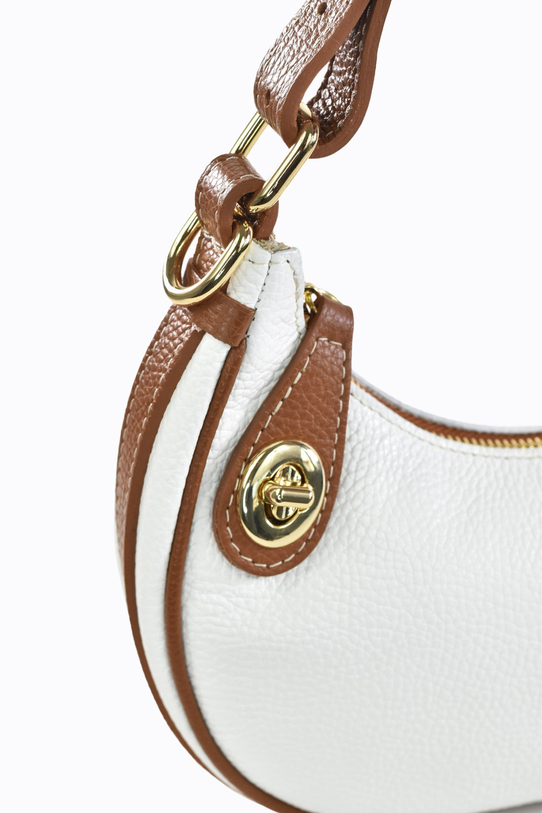 Maeve bag in white Dollar leather