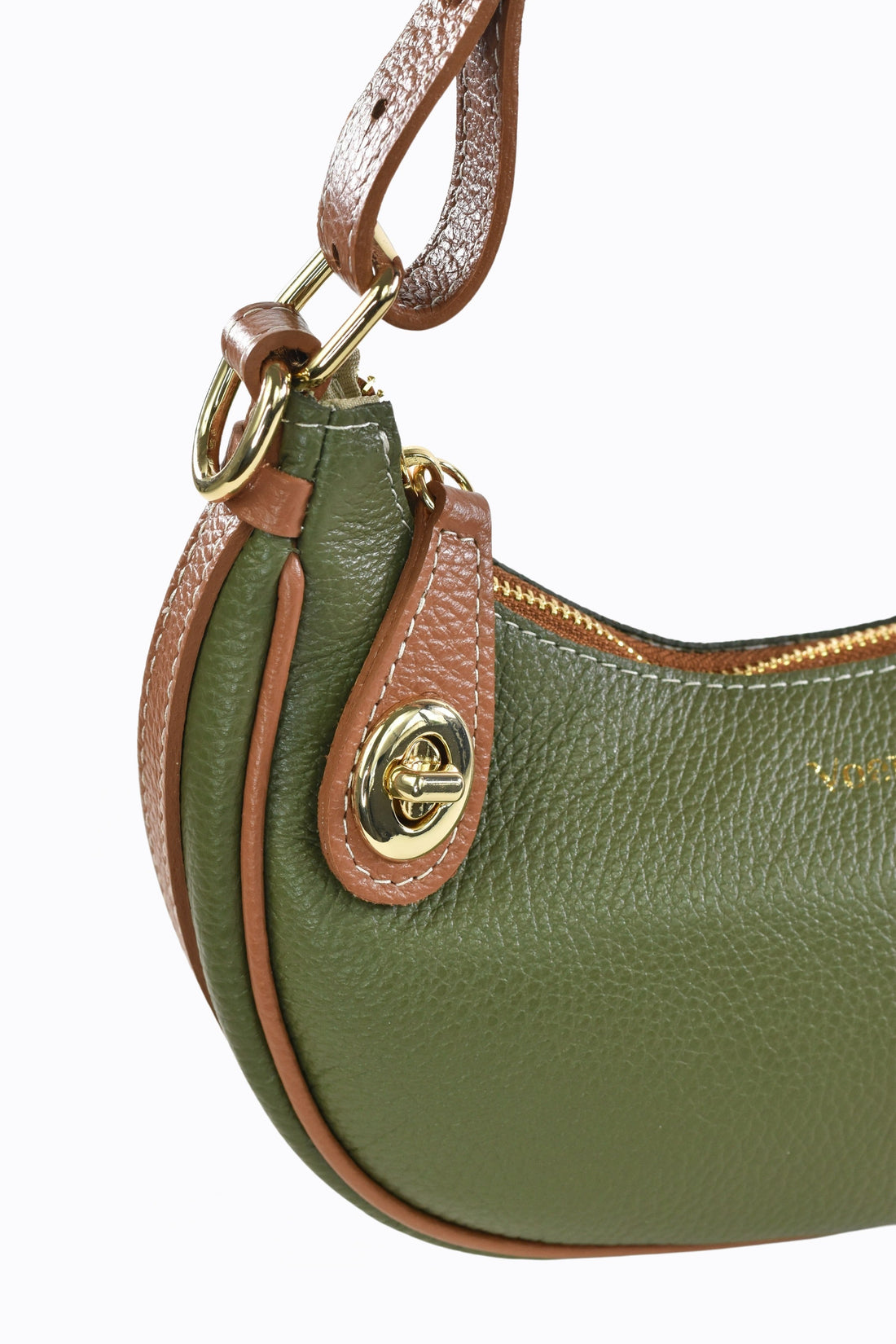Maeve bag in Military Green Dollar leather