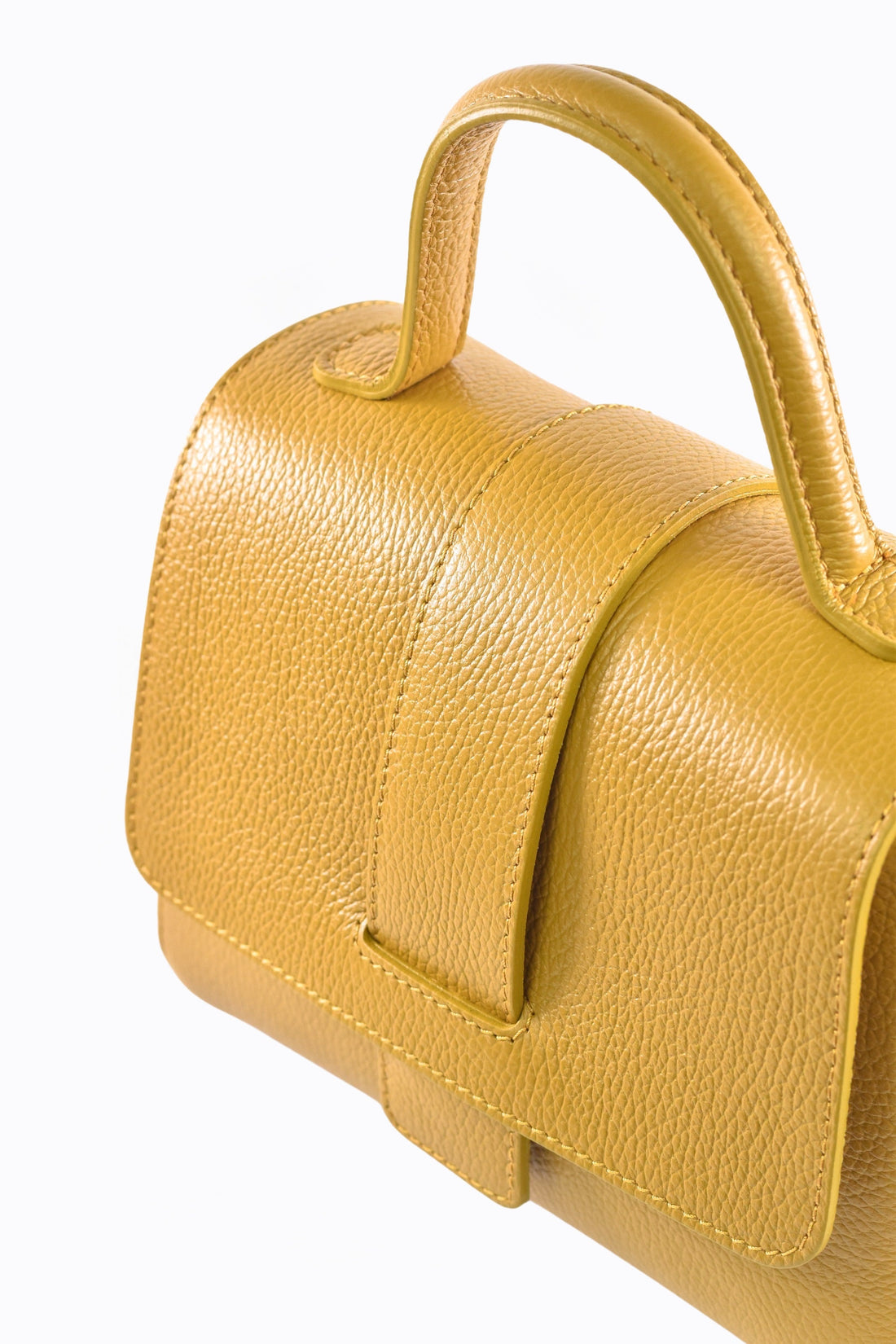 Madison bag in mustard Dollar leather