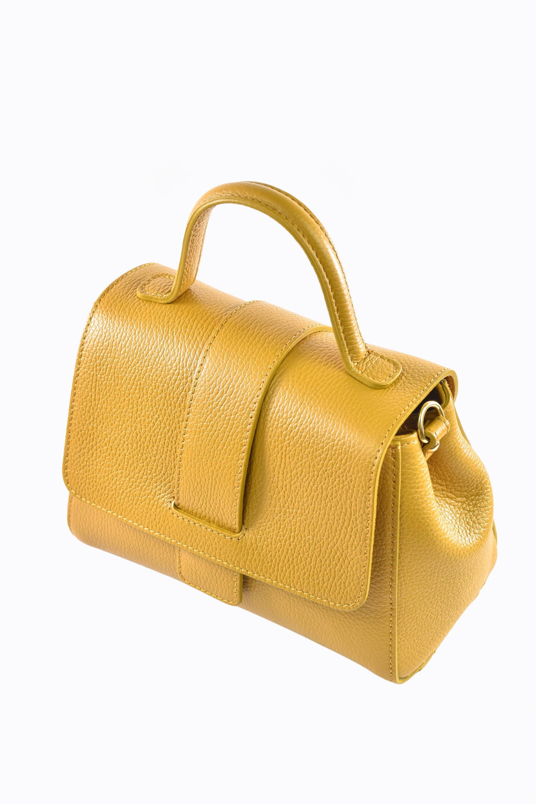 Madison bag in mustard Dollar leather
