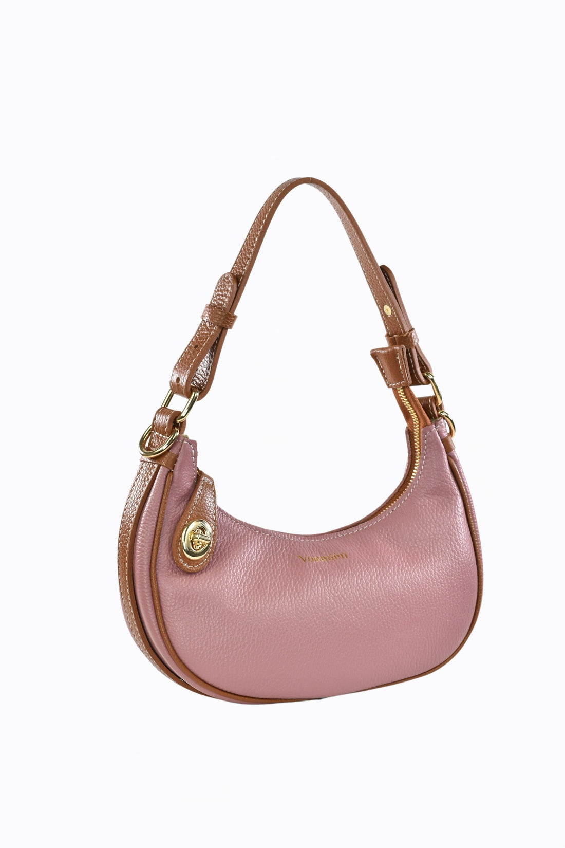 Maeve Bag in Antique Pink Dollar Leather