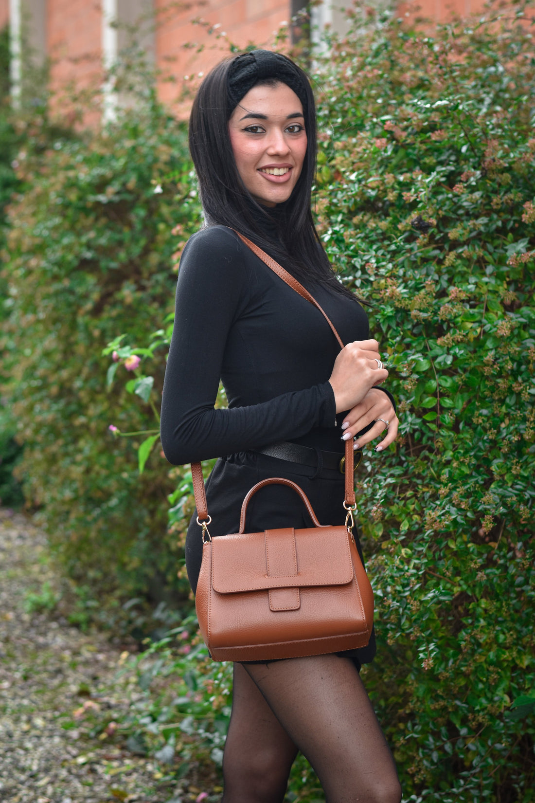 Madison Bag in Tan Dollar Leather