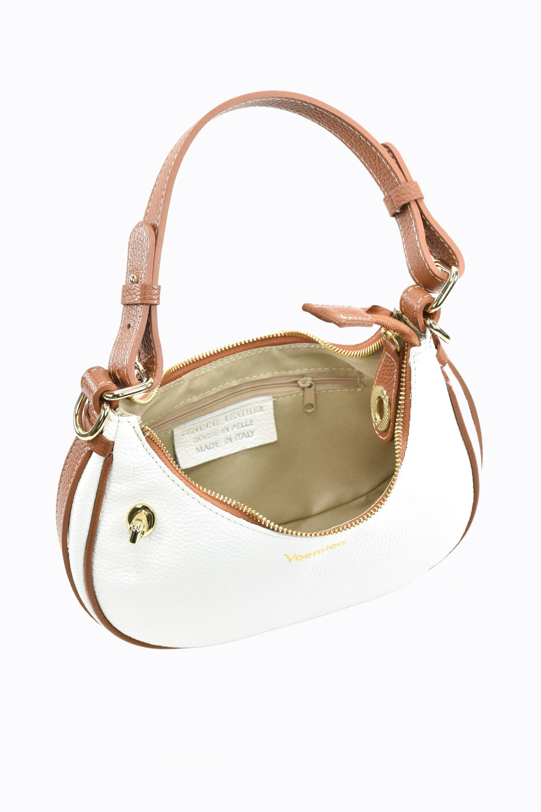 Maeve bag in white Dollar leather