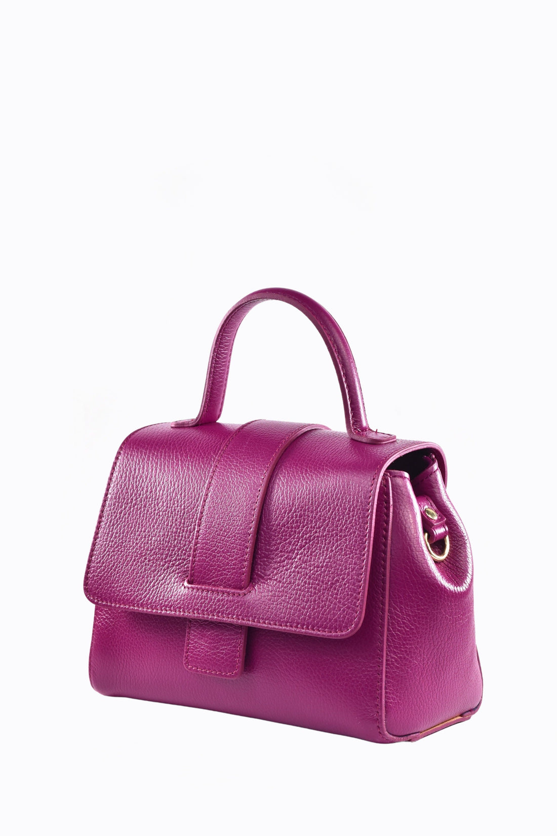 Madison Bag in Magenta Dollar Leather