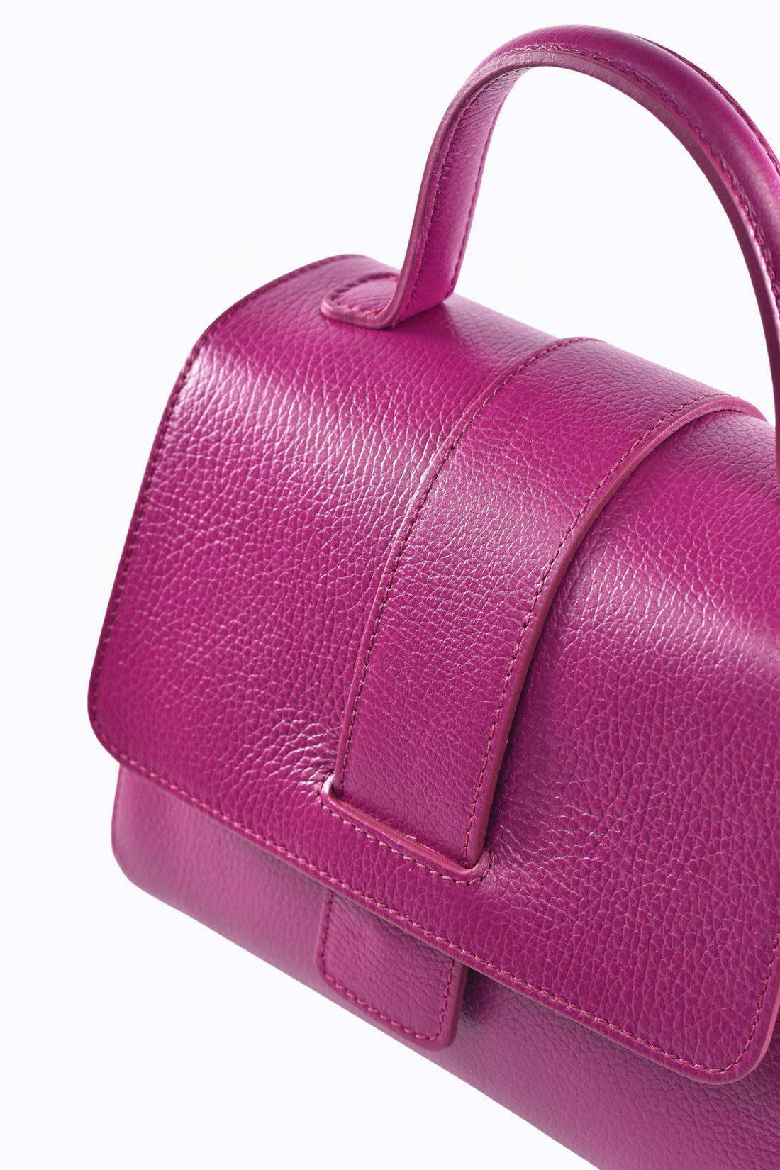 Madison Bag in Magenta Dollar Leather