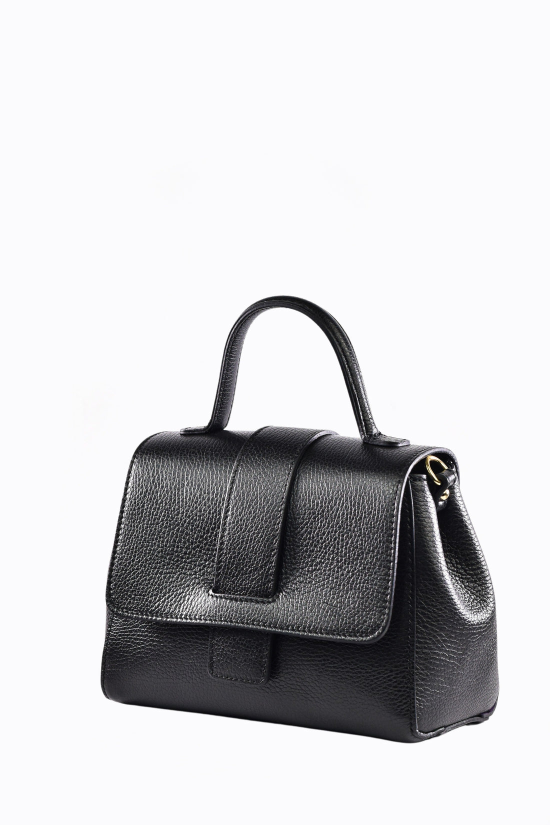 Madison bag in black Dollar leather