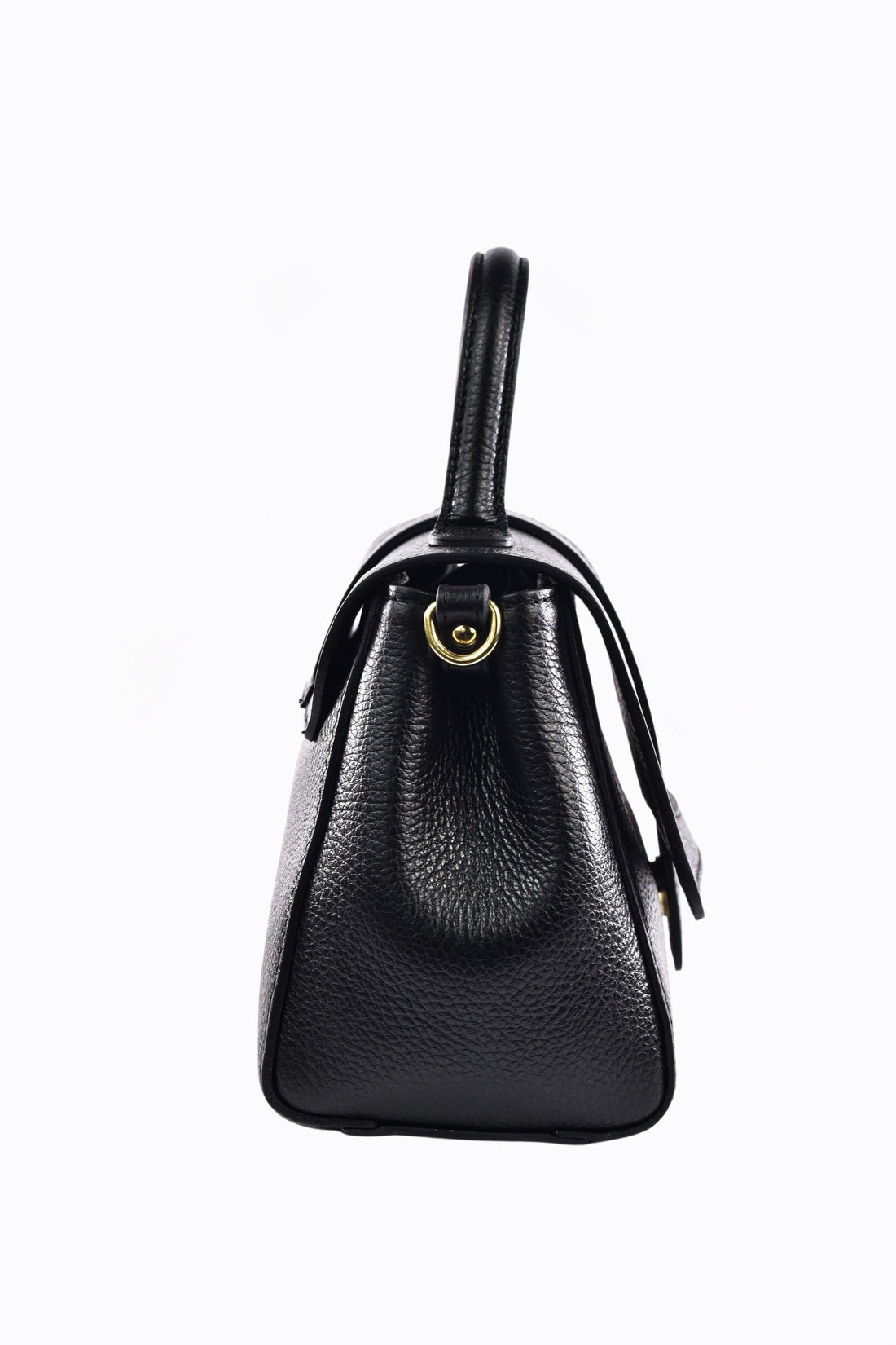 Madison bag in black Dollar leather