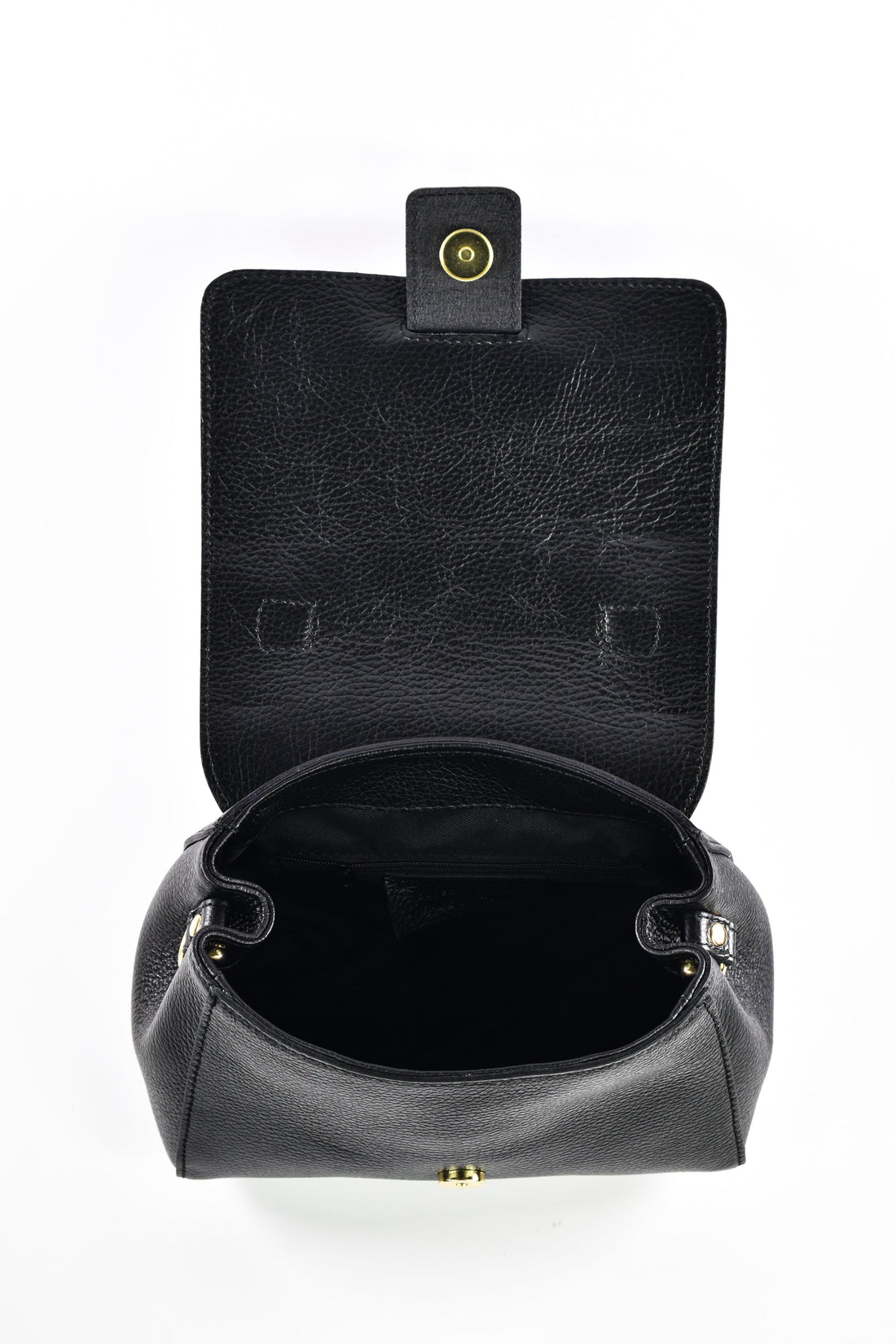 Madison bag in black Dollar leather
