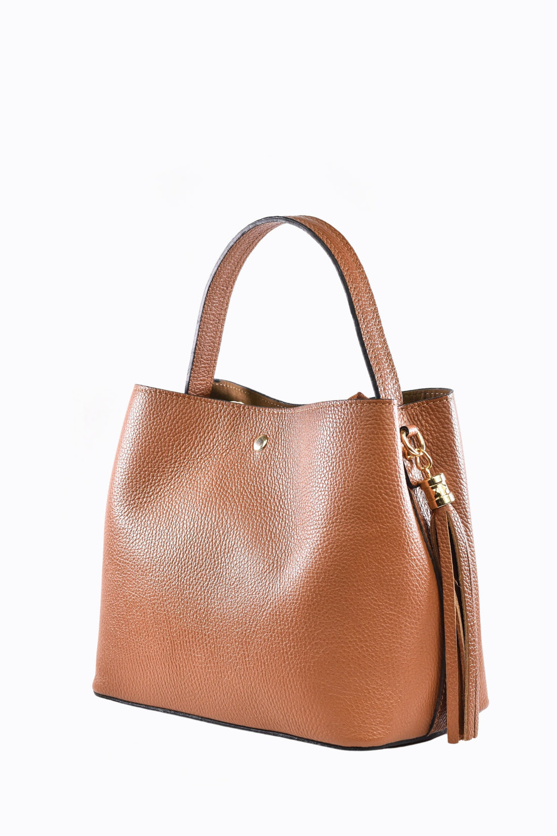 Kendy Bag in Tan Dollar Leather