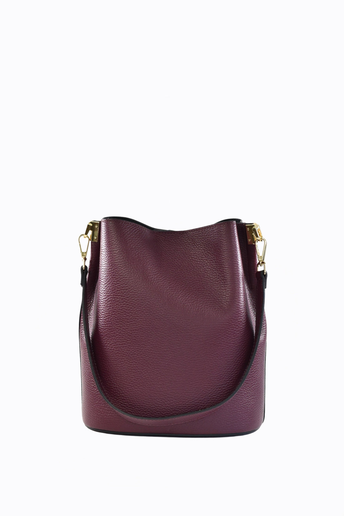 GIUSY BAG IN BORDEAUX DOLLAR LEATHER