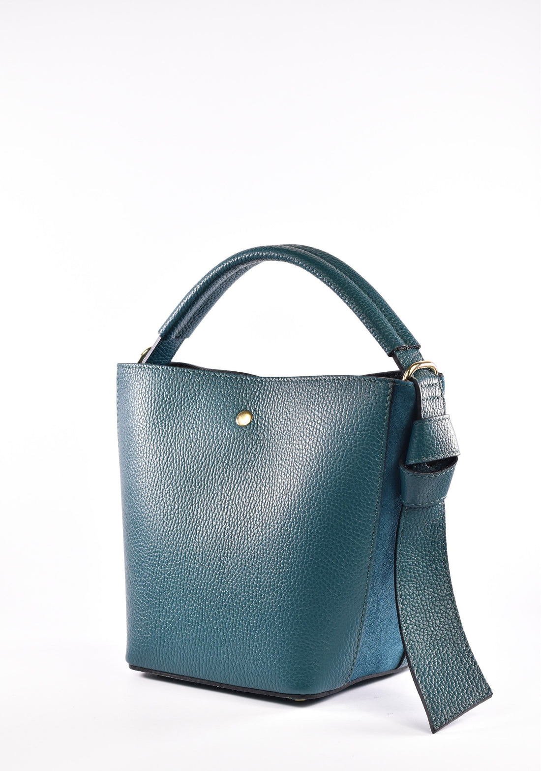 Riviera Bag in Petrol Dollar Leather