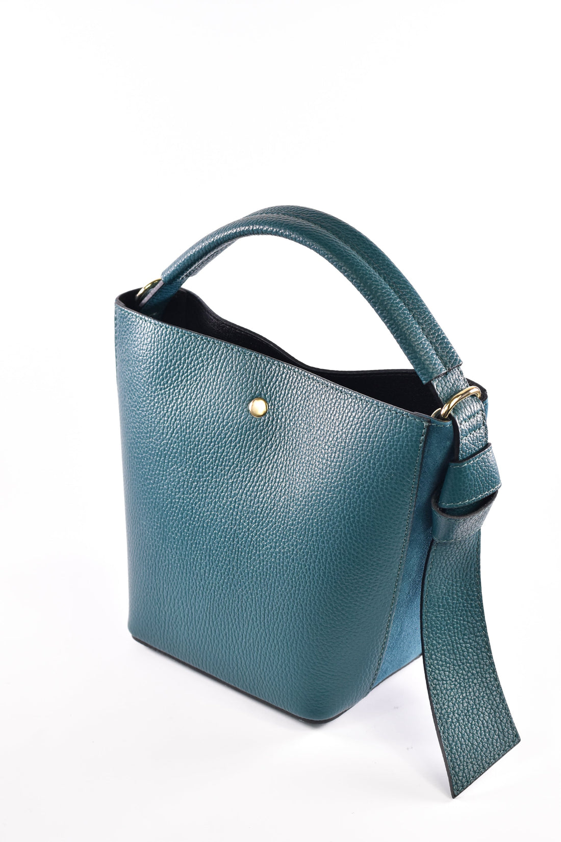 Riviera Bag in Petrol Dollar Leather