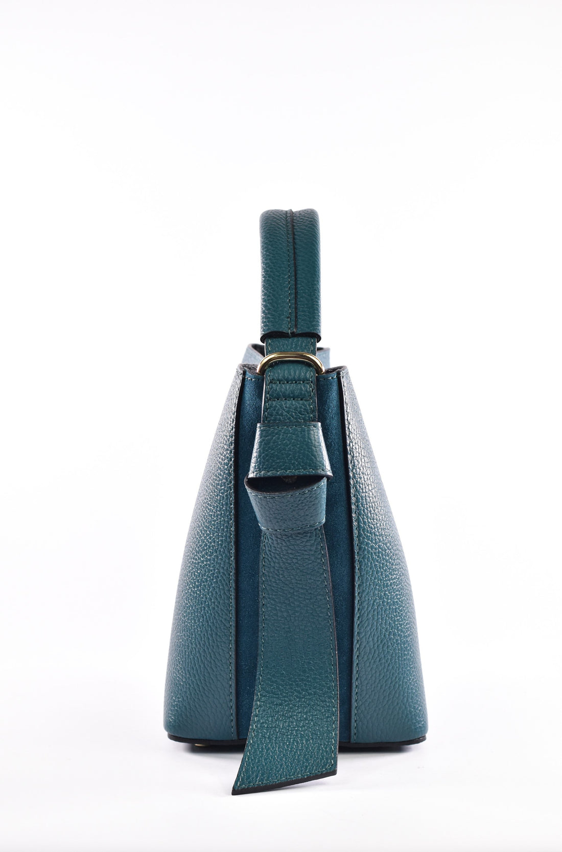Riviera Bag in Petrol Dollar Leather