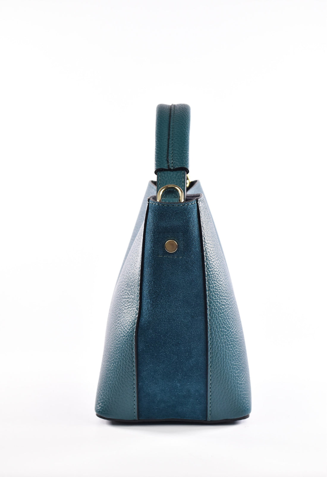 Riviera Bag in Petrol Dollar Leather