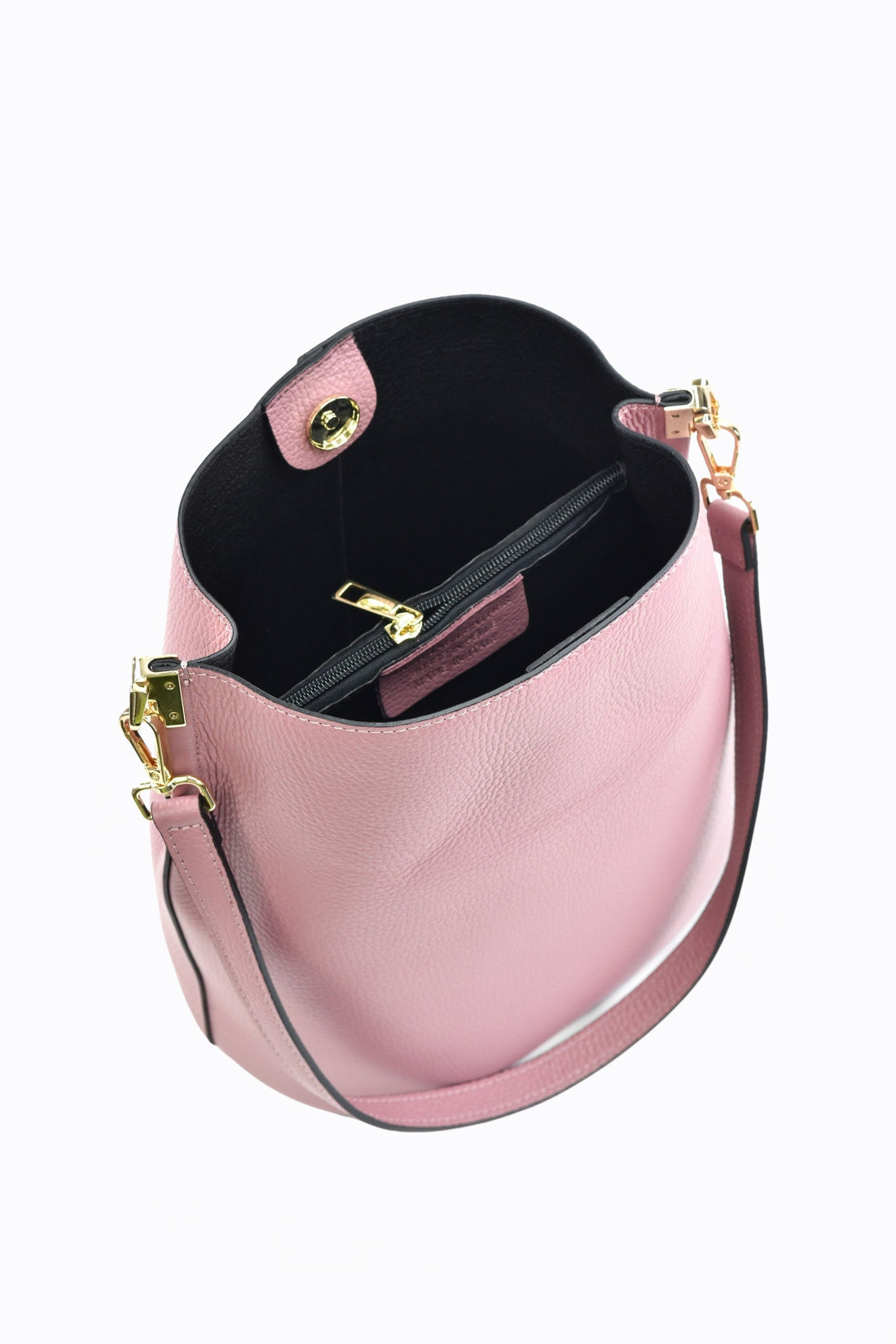 Giusy Bag in Antique Pink Dollar Leather