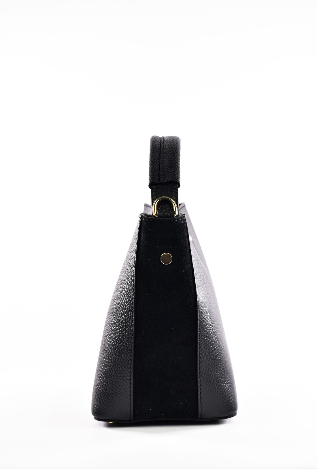 Riviera Bag in Black Dollar Leather