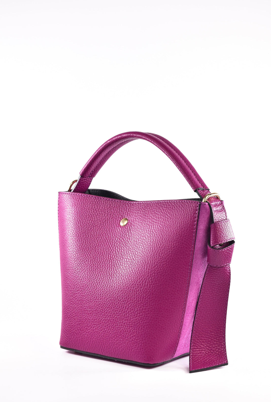 Riviera Bag in Magenta Dollar Leather