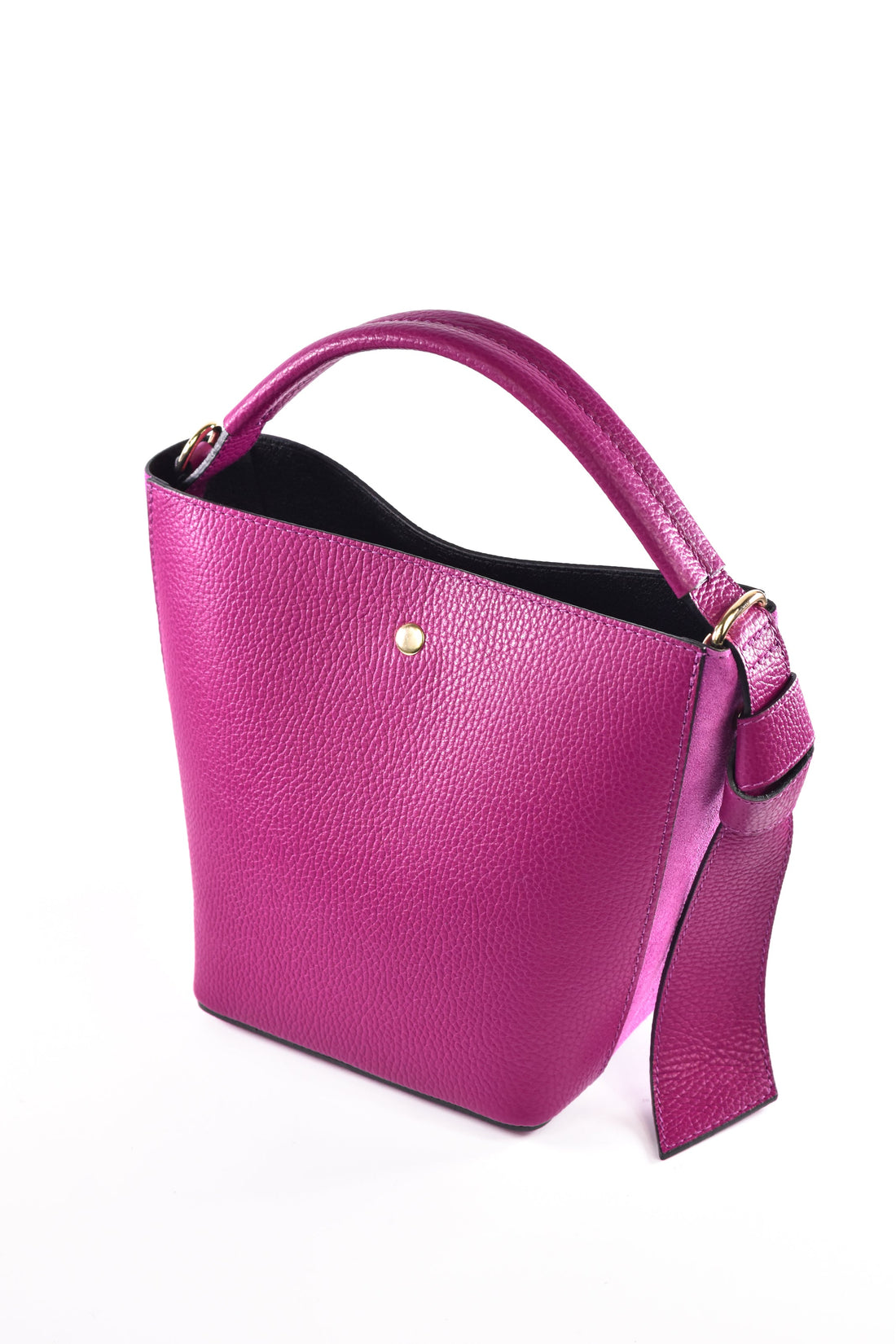 Riviera Bag in Magenta Dollar Leather