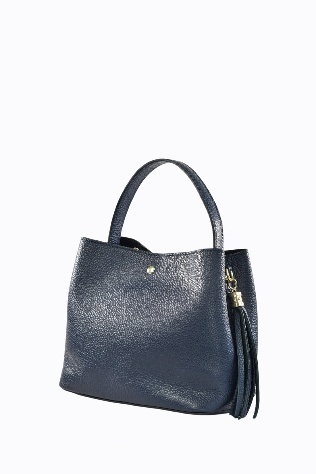 Kendy Bag in Navy Blue Dollar Leather