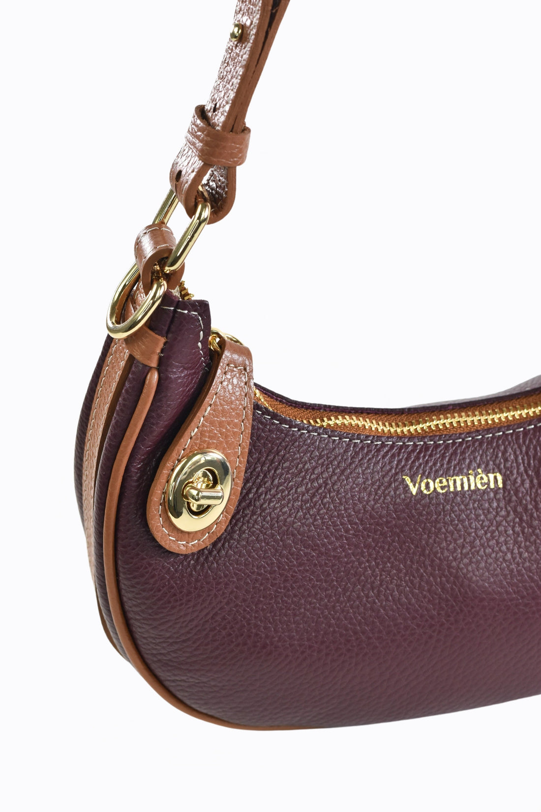 Maeve bag in Bordeaux Dollar leather