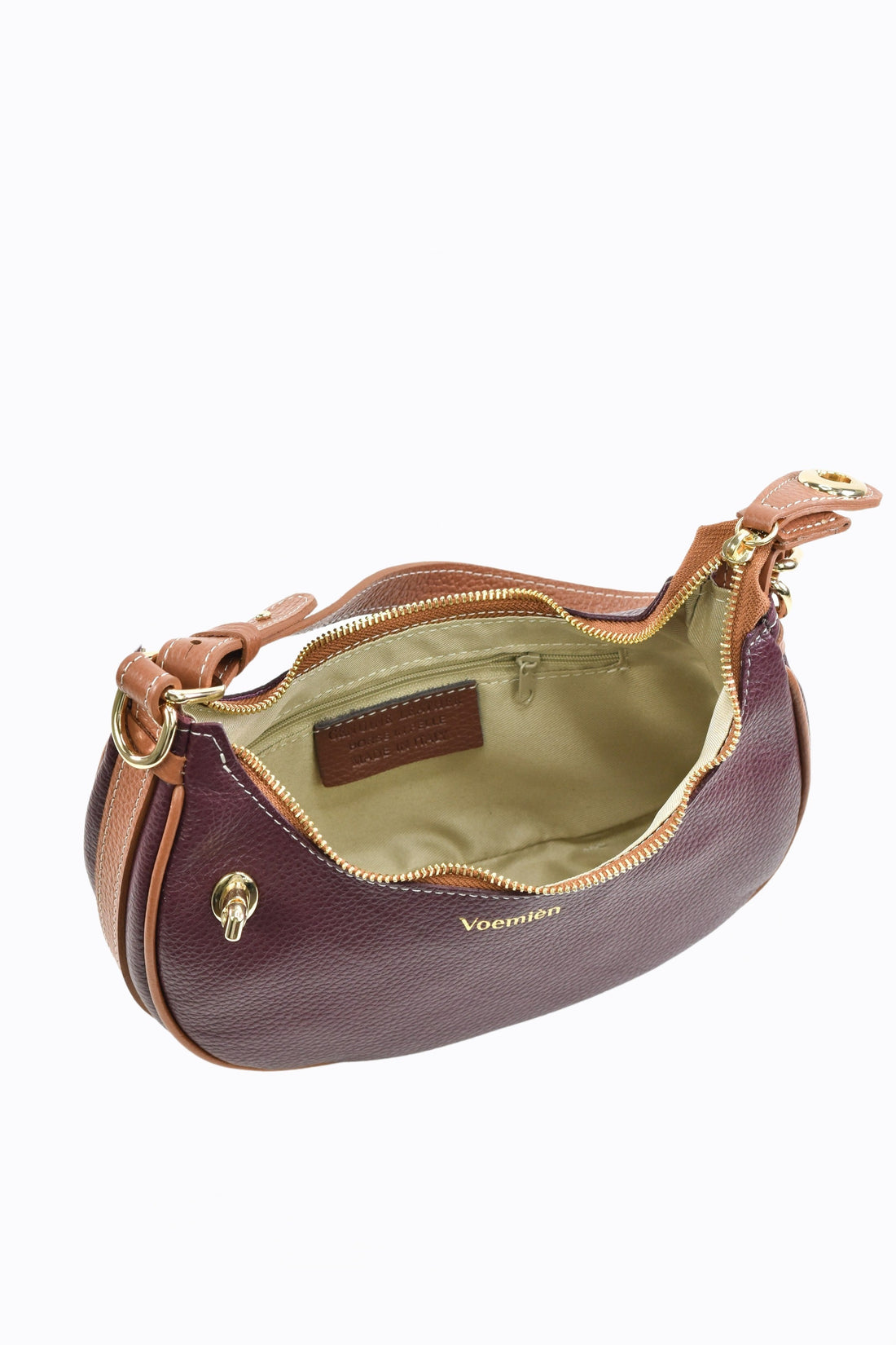 Maeve bag in Bordeaux Dollar leather