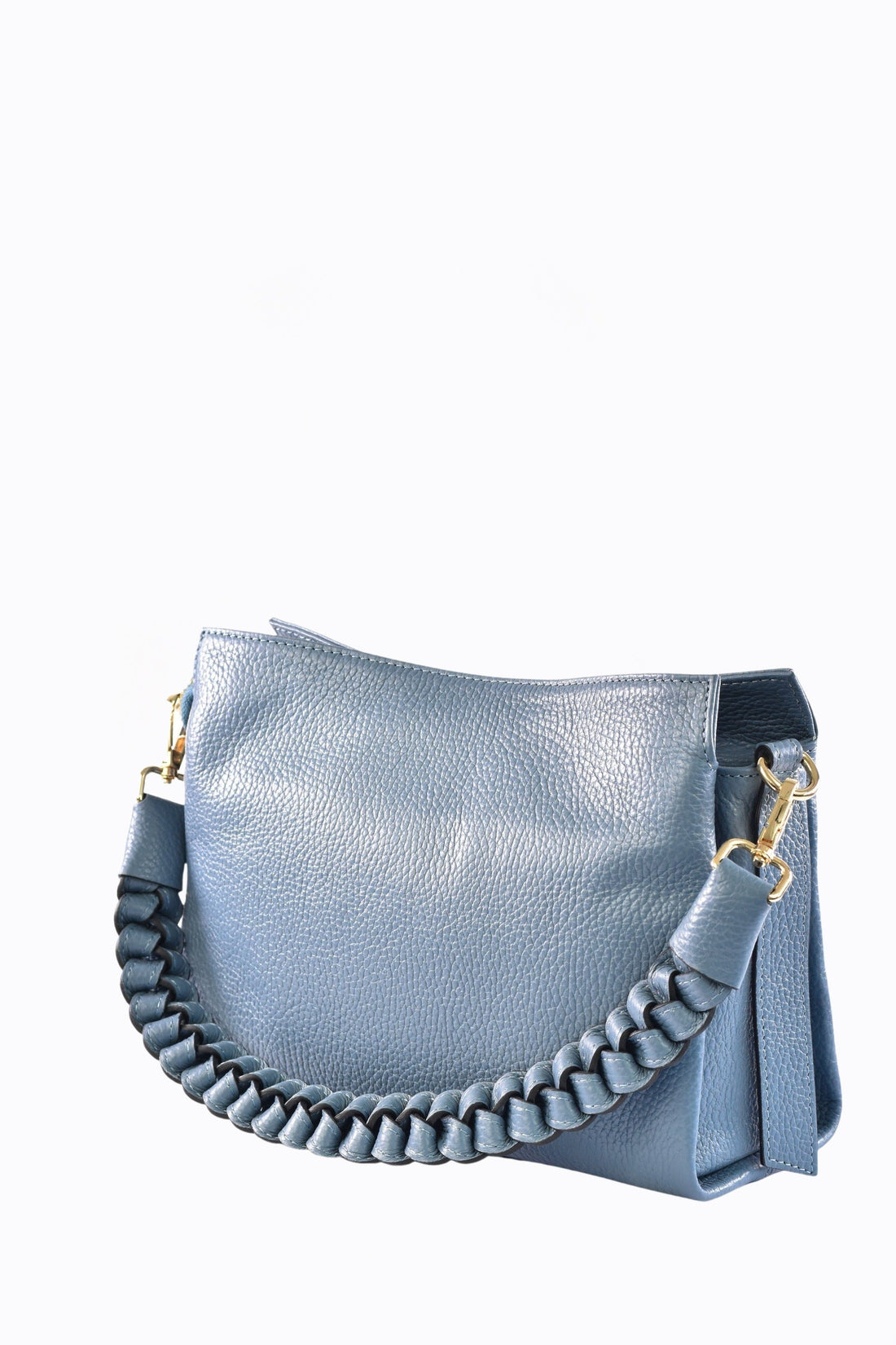 Braid Micro Bag in Sugar Paper Dollar Leather