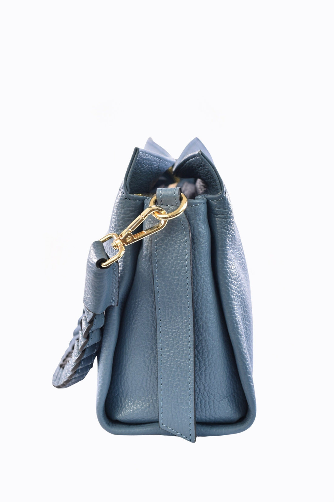 Braid Micro Bag in Sugar Paper Dollar Leather