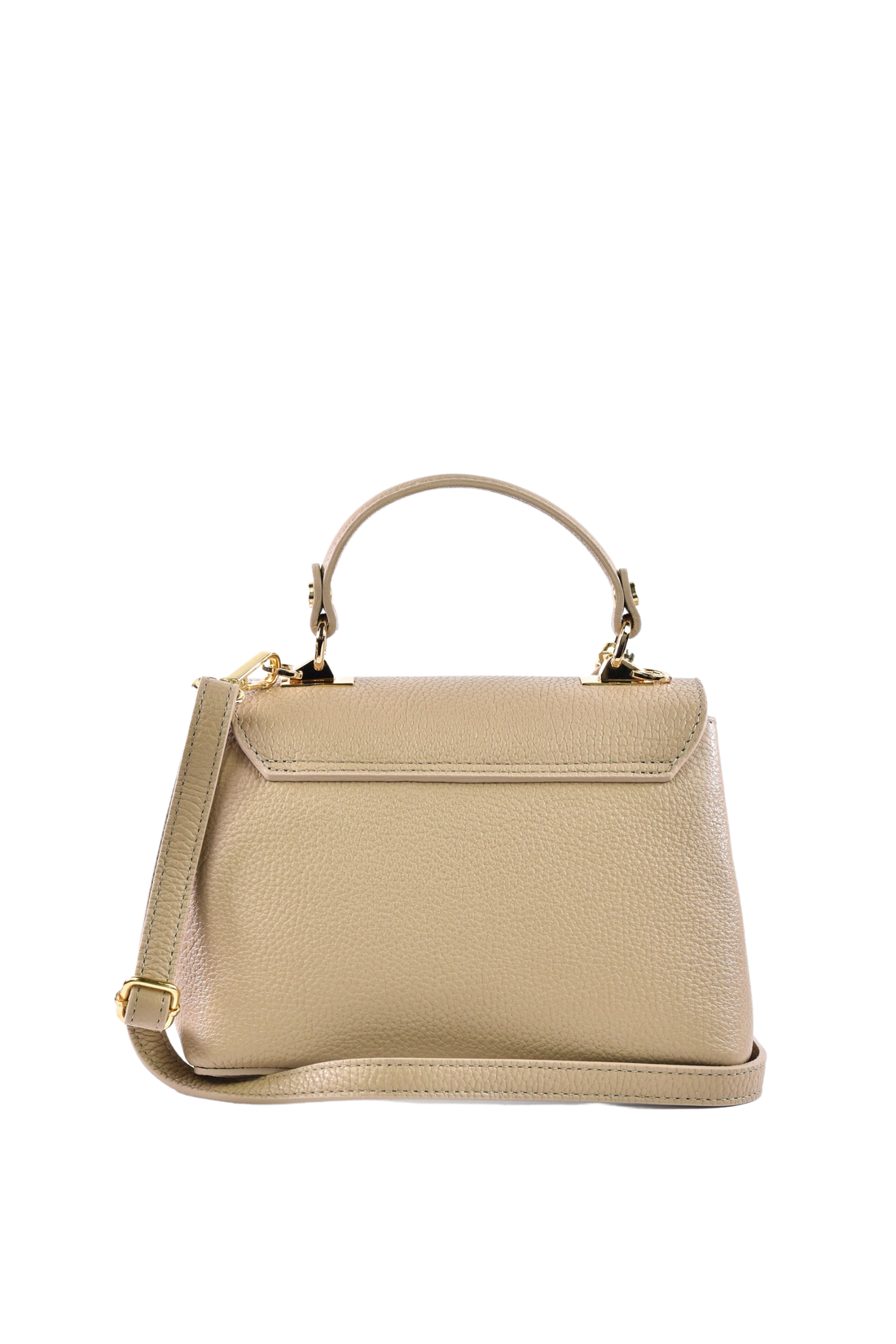 Borsa Egle in pelle dollaro Taupe chiaro - Voemièn