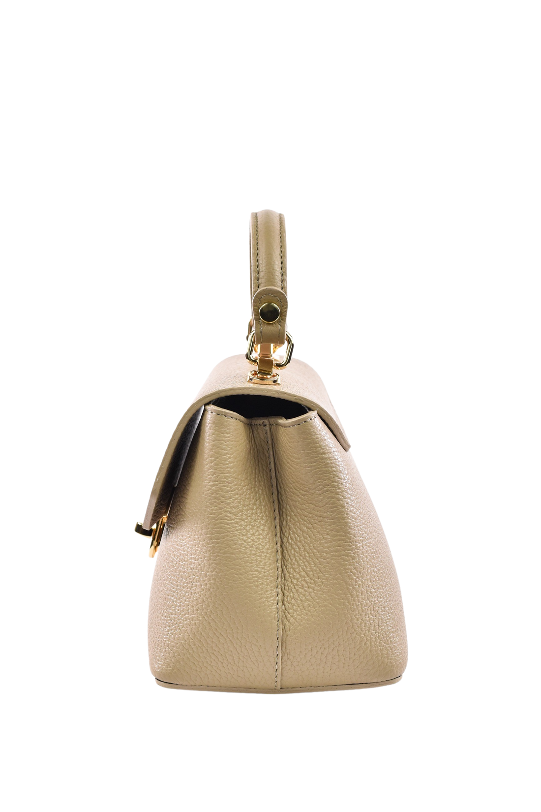 Borsa Egle in pelle dollaro Taupe chiaro - Voemièn