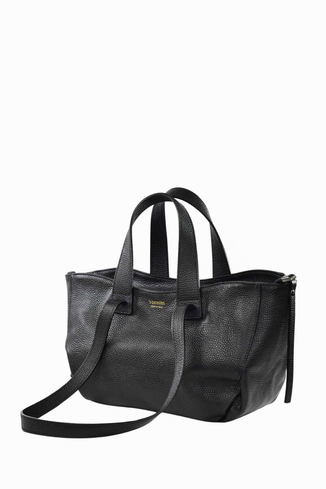 Margaret bag in black dollar leather