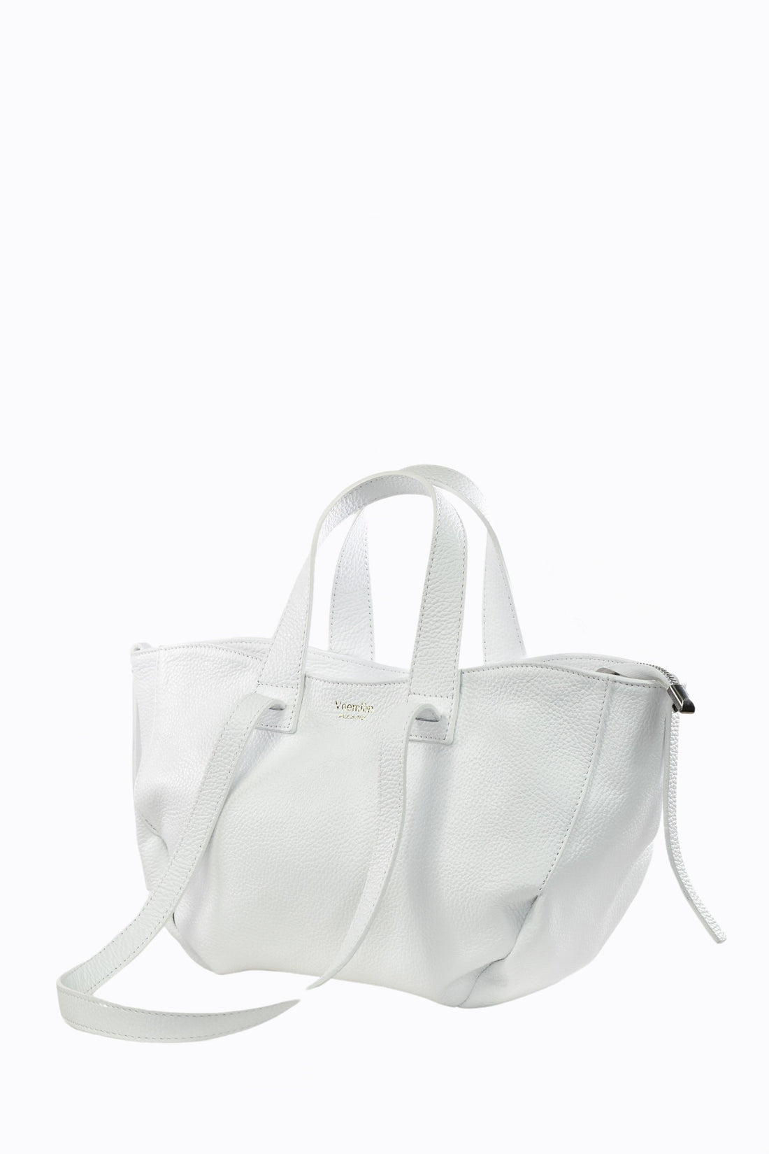 Margaret Bag in White Dollar Leather