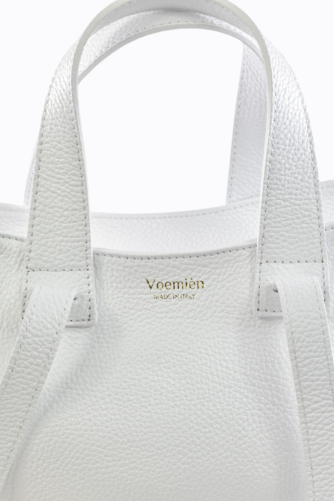 Margaret Bag in White Dollar Leather