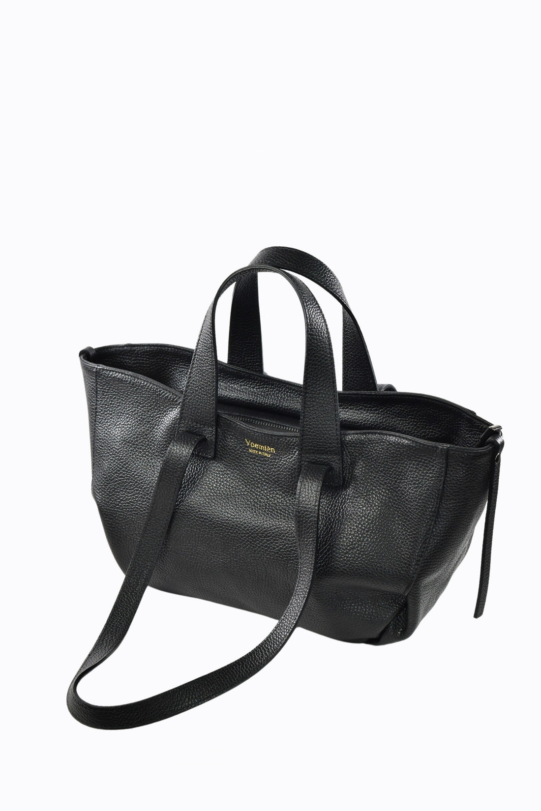 Margaret bag in black dollar leather