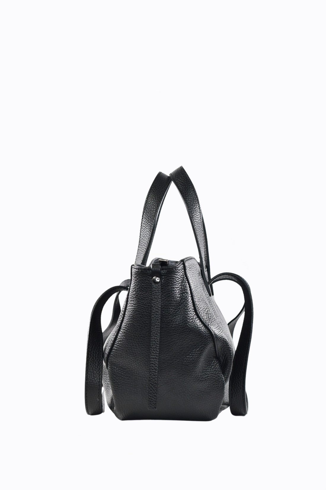 Margaret bag in black dollar leather