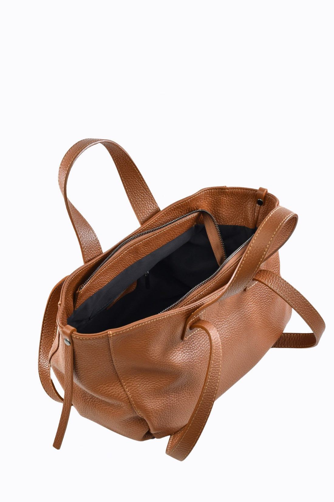 Margaret bag in tan Dollar leather