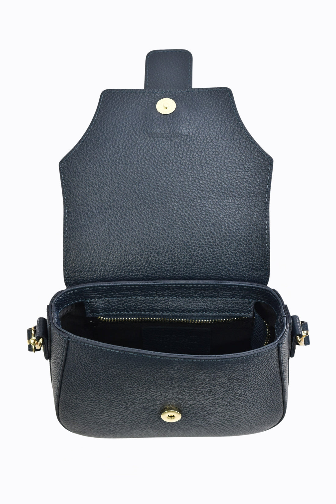 Riven Bag in Navy Blue Dollar Leather