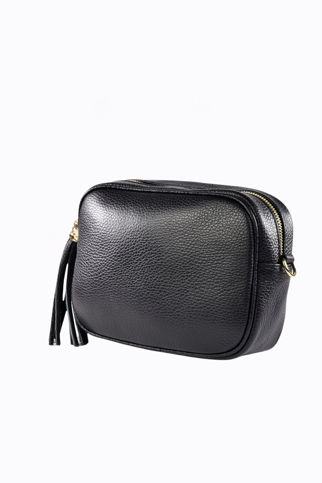 Soap Bag in Black Dollar Leather - Gift