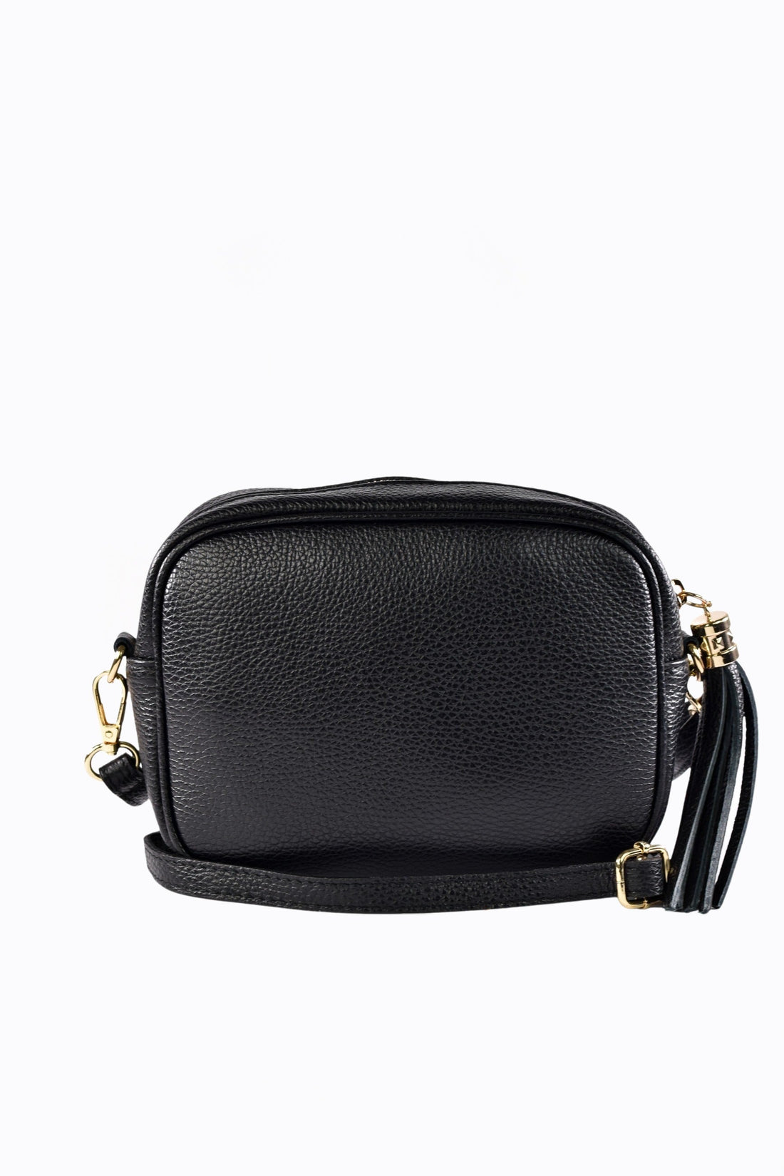 Soap Bag in Black Dollar Leather - Gift