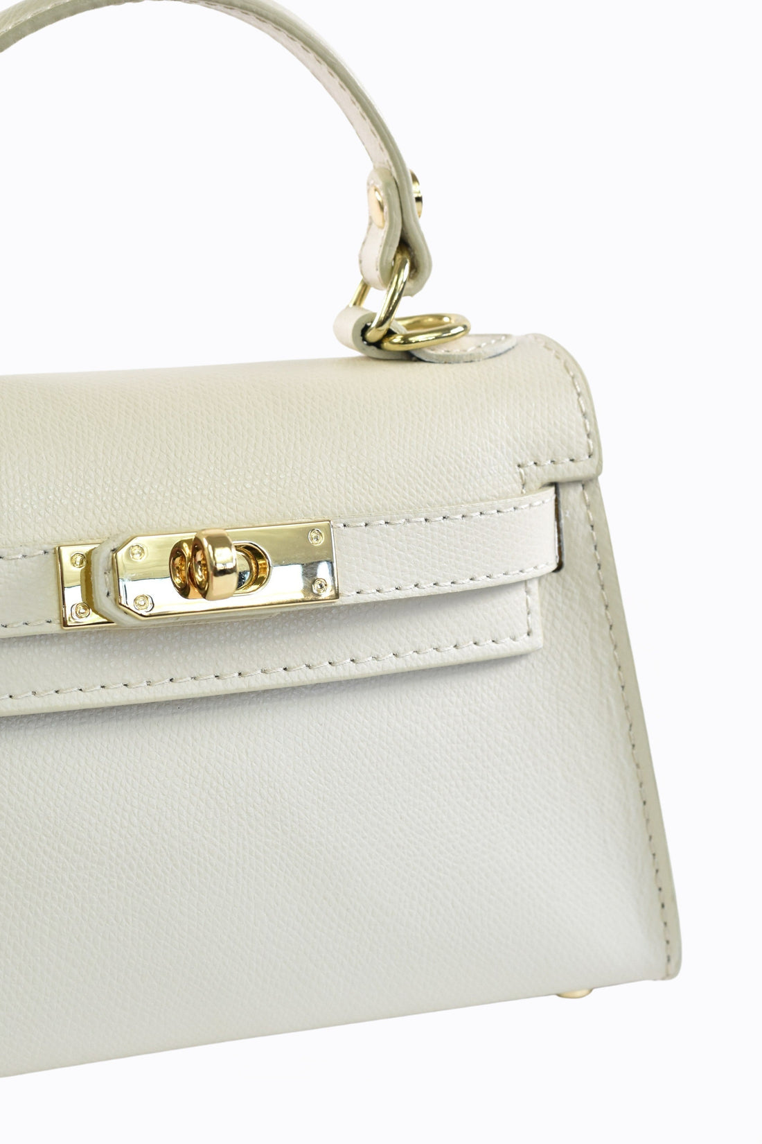Victoria Bag in Beige Epson Leather